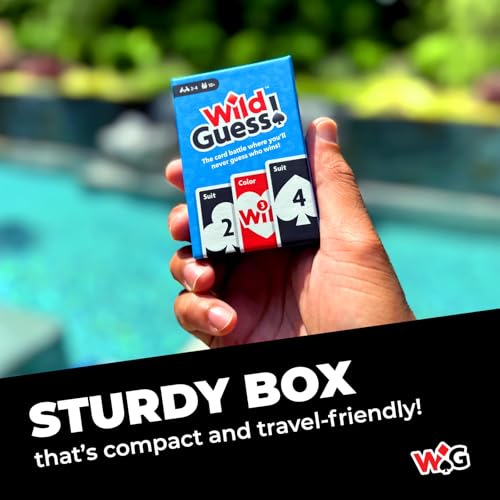 Wild Guess! – Insanely Competitive, Fast-Paced Card Game for 2 to 4 Players – Guess, Pass & Block Your Way to Victory – Fun for Friends, Families and Game Night – Ages 10+