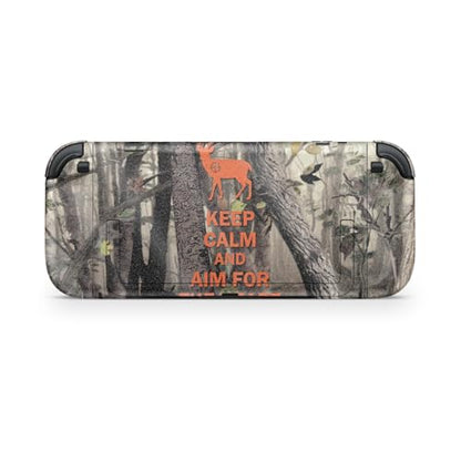 Glossy Glitter Gaming Skin Compatible with Nintendo Switch 2 Console Only - Deer Hunter - Premium 3M Vinyl Protective Wrap Decal Cover - Easy to Apply | Crafted in The USA by MightySkins - color: Deer Hunter, size: Switch 2 Console Skin Only, style: Gloss