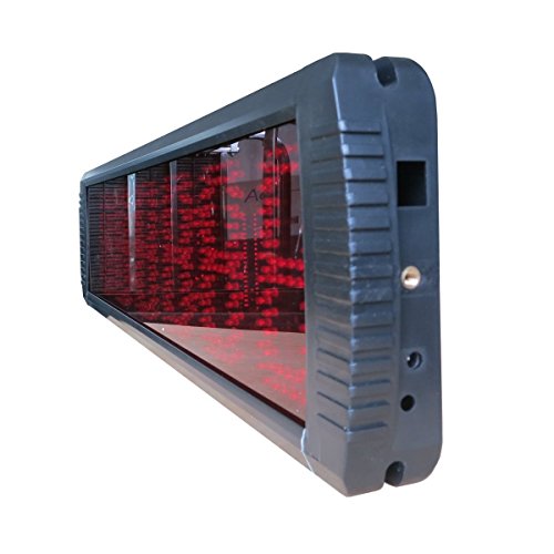 AZOOU 5-Inch High Character Single Sided LED Sport Timing Clock Countdown/Up Timer Red Color