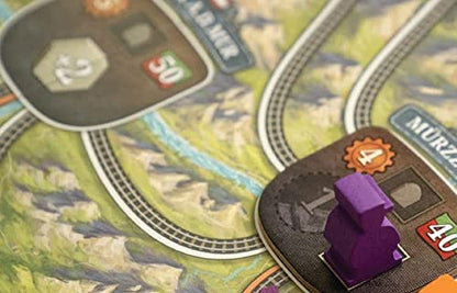 Capstone Games Imperial Steam Strategy Board Game for 2 to 5 Players, Heavy Economic Railroad with Worker Placement, Route Building, Industrial Expansion & Resource Optimization | Ages 12+ | 120 Min