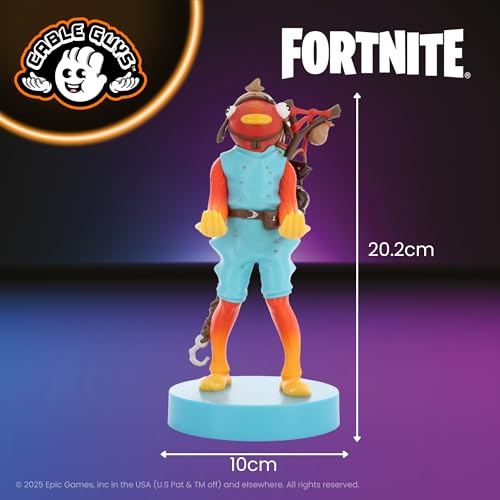 Cableguys Fortnite Fishsticks Controller Holder & Phone Stand - Gaming Setup Accessories for Desk and Game Room, Controller Stand Compatible with Xbox, PlayStation & Most Standard Game Controllers