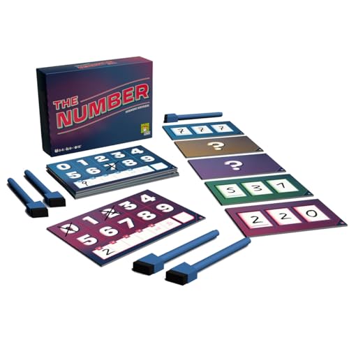 The Number Party Game - Fast-Paced Number Strategy Game, Fun Family Game for Kids & Adults, Ages 8+, 3-5 Players, 15 Minute Playtime, Made by Repos Production