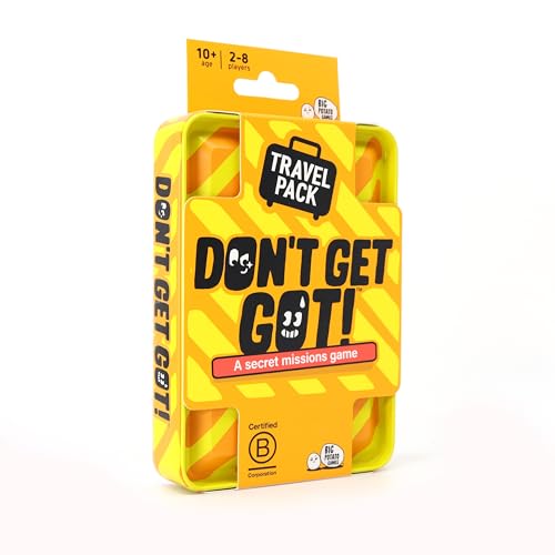 Big Potato Don't Get Got - Travel Edition: Hilarious Social Deduction Game for 2-8 Players. Perfect Board Game for Travel, Outdoor Garden Parties and Family Gatherings. - style: Don't Get Got: Travel Edition