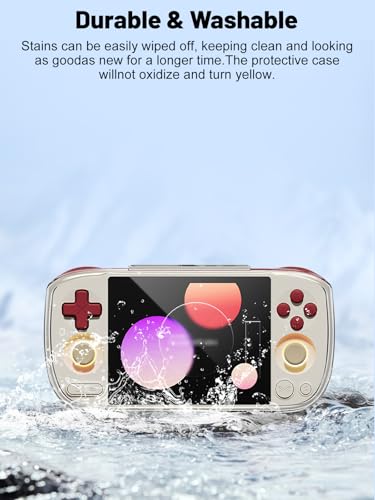 Arxonis Tpu Protective Case for AYANEO Pocket AIR Mini Handheld Game Console, Full-Body Protective Cover with Precise Cutout, Shockproof Dustproof Protector Sleeve & Scratch-Resistant Sleeve (Clear) - color: Clear