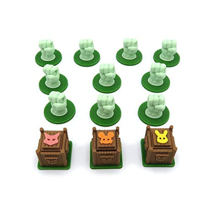 All in Upgrade Kit for Root - 138 Pieces | Board Game Accessory Compatible with The Base Game and Riverfolk, Underworld and The Marauder Expansions.