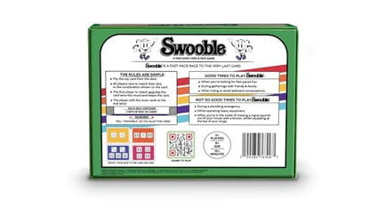Swooble – Fast-Paced Card & Dice Game | For Kids, Teens & Adults | Family Party Game Night | Ages 8+, 2+ Players |Simultaneous Play | Quick Fun in 10 Minutes or Less
