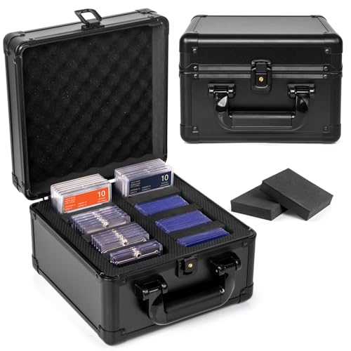 Top Loader Storage Box, Graded Card Storage Boxes, Trading Card Organizer Cases, PSA Card Case Slab Case Holder for Sports Cards, Holds 186+ Top Loaders - size: 2 Row