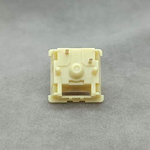 Tecsee Mechanical Keyboard Silent Shaft Switch Lubricated, Silent Tactile Low Profile Yellow Medium Switch for Tablet Notebook Desktop Computer Peripheral Keyboard(70PCS Tactile) - color: Tactile