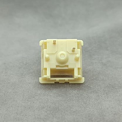 Tecsee Mechanical Keyboard Silent Shaft Switch Lubricated, Silent Tactile Low Profile Yellow Medium Switch for Tablet Notebook Desktop Computer Peripheral Keyboard(70PCS Tactile) - color: Tactile