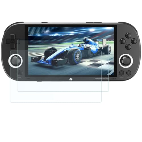 for Trimui Smart Pro Screen Protector - [2 Pack] HD Tempered Glass Film [9H Hardness] [Anti-Scratch] Compatible for MOUJI Levhorzn Ampown HANHIBR WESICH Trimui Smart Pro Handheld Game Console