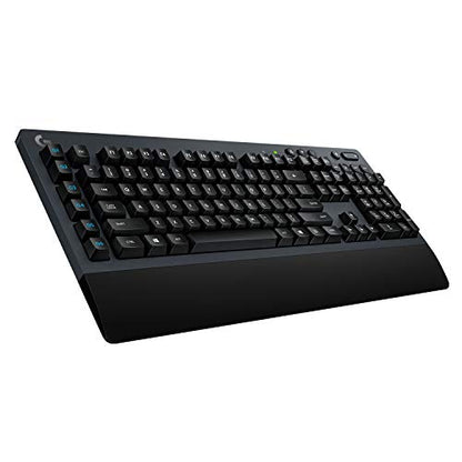 Logitech G613 Lightspeed Wireless Mechanical Gaming Keyboard, Multihost 2.4 GHz + Blutooth Connectivity - Black