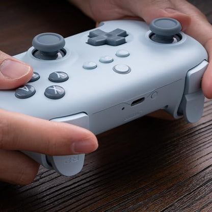 8Bitdo Ultimate C Bluetooth Controller for Switch with 6-axis Motion Control and Rumble Vibration (Blue) - color: Blue, style: Controller