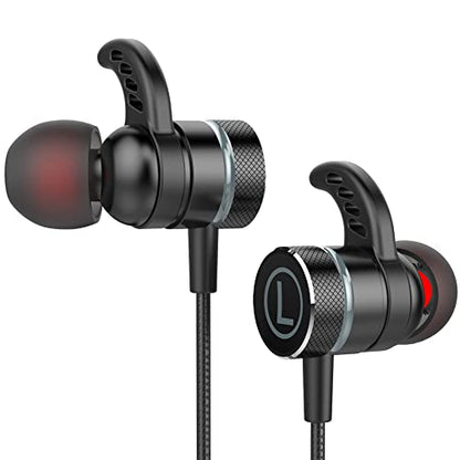 KASOTT SoundMaster Pro V1 - Gaming Earphones with Dual Audio Drivers,Battle Buds,in-Line Mic with Mute and Volume Control, Compatible with Xbox Series,Xbox One,PS5,PS4,Switch,Pc with 3.5mm Aux - color: Black
