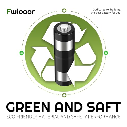 Fwioaor 1900mAh Rechargeable AA Batteries -Compatible with Oculus Quest 2/3 Controller Charging Dock - Pack of 2