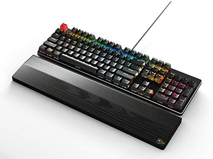 Glorious Wooden Wrist Rest - Full Standard Size - Onyx/Black - Mechanical Keyboard, Wood Ergonomic Palm Rest| 17.5x4 inches/19mm Thick (GV-100-DARK) - size: Full Size