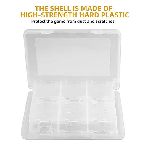 3DS Game Holder Card Case, 28-in-1 Game Holder Card Case Compatible with Nintendo NEW 3DS / NEW 3DS XL / 3DS / 3DS XL / DSi / DSi XL / DS / NEW 2DS /NEW 2DS XL / 2DS/ 2DS XL Catridge Storage Box (White) - color: White