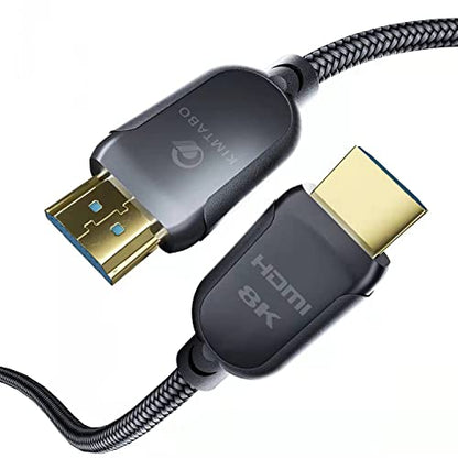 8K HDMI 2.1 Cable 6.6ft 48Gbps, Ultra High Speed HDMI Cable, 4K HD 120Hz 144Hz 2K 240Hz Gaming HDMI Cable 2.1 Certified, eARC HDCP 2.2&2.3 HDR 10+ Dolby Compatible with PS5/Xbox Series X/Apple TV 4K - size: 6.6 ft