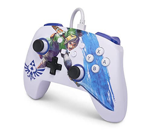 PowerA Enhanced Nintendo Switch and Switch 2 Wired Controller - Master Sword Attack Zelda Link, Officially licensed - color: Master Sword Attack