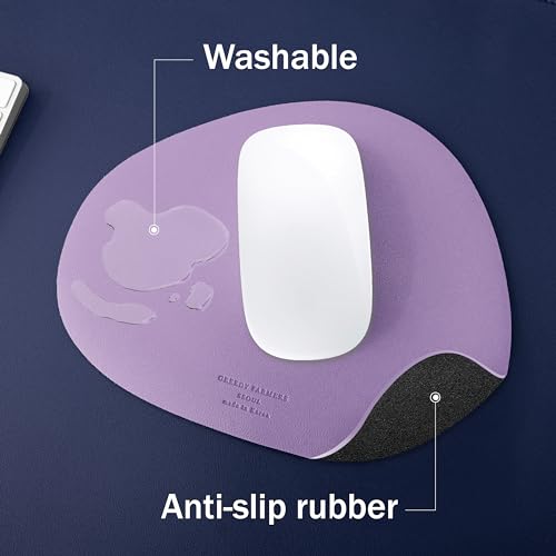 GREEDY FARMERS Mouse pad, Non-Slip Washable Waterproof Computer Mouse pad (Lavender Purple) - color: Lavender Purple