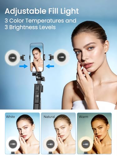 Content Creator Essentials,Vlogging Kit w/Mic R01 Pro Combo1 | for iPhone & Android,2TX+1RX Wireless Mic,Camera Mount Tripod & Remote,Hands-Free for Video Recording,YouTube TikTok Creation - style: Vlogging Kit-B
