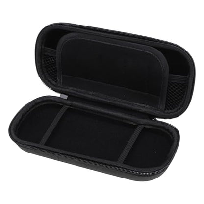 Eminchu 3000 Case, Water PU Hard EVA Carrying Case, Zippered Mesh Pocket with Durable Construction, Ideal for Game Cartridges & Accessories (Black) - color: Black