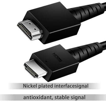Original Nintendo Switch HDMI Cable 5ft | With On/Off Switch - Compatible with Switch OLED/Switch Lite/Wii U/PS5/Xbox/HDMI Devices