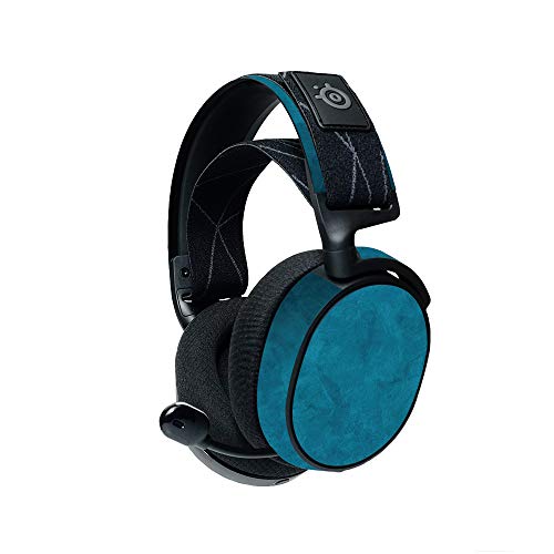MightySkins Compatible with Steelseries Arctis 7 Gaming Headset (2019) - Blue Strokes | Protective, Durable, and Unique Vinyl Decal| Easy to Apply, Remove, and Change Styles | Made In The USA - color: Blue Strokes