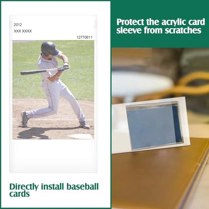 Lewtemi 900 Pcs Graded Card Sleeves Resealable Team Bags for Trading Cards Baseball Sports Slabs Holders Plastic Collectible Slabs Protection,3.5" x 5.5"