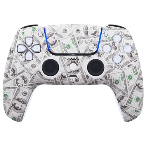 MODDEDZONE M Series Custom controller for PS5 - Wireless, OEM-Quality Custom Designs for Playstation 5 Controller- Diverse & Unique Styles for Enhanced Gaming (Money $100) - color: Money $100