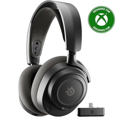 SteelSeries Arctis Nova 7X Wireless Gen 2 Gaming Headset - Real-Time App Control, 50+ HR Play, Neodymium Drivers, Mix 2.4GHz/Bluetooth, Xbox, PC, PS5/PS4, Switch 1/2, Mobile - Black - color: Black, style: Xbox | PC