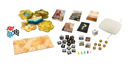 Monumental African Empires Expansion - Civilization & Deckbuilding Board Game, Ages 10+, 1-5 Players, 90-120 Min - style: African Empires