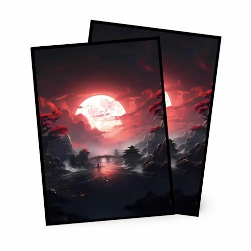 MTG Card Sleeves Matte -100 PCS Trading Card Game, Size 2.6 x 3.6 inches, Suitable for All TCG Card Games Protective (Redyue) - color: Redyue