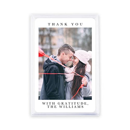 WEDDINGSTAR Custom Photo Printed Playing Card Favor (1, Timeless Snapshot) - color: Timeless Snapshot