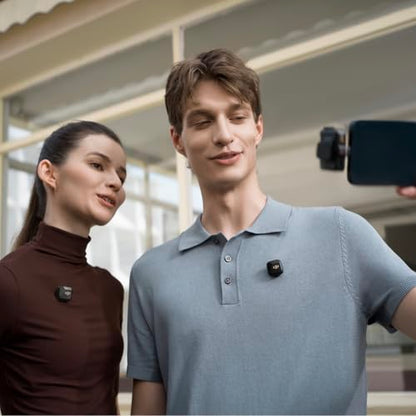 DJI Mic Mini (2 TX + 1 RX), Ultralight, Detail-Rich Audio | Noise Cancelling, Automatic Limiting, Wireless Microphone for Camera/iPhone/Android, Vlog, Streaming, 400m Transmission - style: Mic Mini (2 TX + 1 RX)
