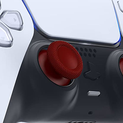 eXtremeRate Carmine Red Replacement Thumbsticks for PS5 Controller, Custom Analog Stick Joystick for PS4 Controller Universal - color: Carmine Red