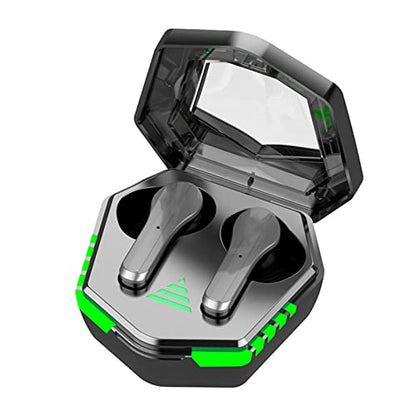 Yoidesu Wireless Gaming Earbuds, Bluetooth 5.3 Noise Cancellation Gaming Earbuds Without Delay, Ergonomical Headset for All Bluetooth Enabled Cell Phones and Smart Devices