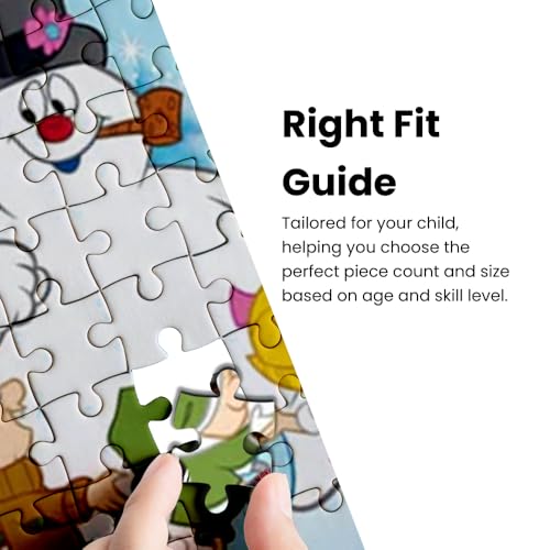 MasterPieces – Jigsaw Puzzle Set for Kids 6+ Years, 4-Pack of 100 Pieces, Educational and Fun Game, Frosty the Snowman Collection, Gift Idea for Children, 8" x 10" - style: Frosty the Snowman