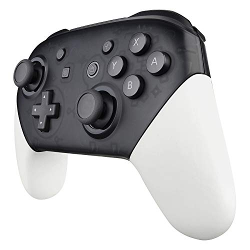 eXtremeRate White Replacement Handle Grips for Nintendo Switch Pro Controller, DIY Custom Hand Grip Shell for Nintendo Switch Pro - Controller NOT Included - color: White