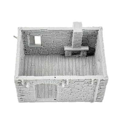 Steele's Residence Terrain 28mm | Stone house terrain for Dungeons & Dragons, tabletop RPGs and wargaming with removable roof and playable interior