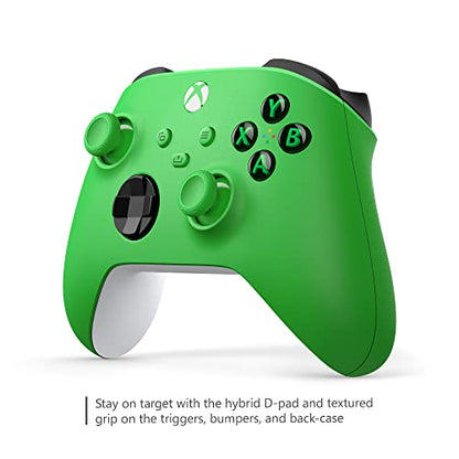 Xbox Core Wireless Gaming Controller – Velocity Green Series X|S, One, Windows PC, Android, and iOS
