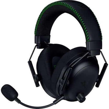 Razer BlackShark V3 Pro Wireless ANC Xbox Gaming Headset, Black | Full Band Mic, 50mm Drivers, 2.4 GHz, Bluetooth, USB, 3.5mm, Works with PC, Mac, PS5, Nintendo Switch, 70 Hr Battery - color: Black, style: Xbox