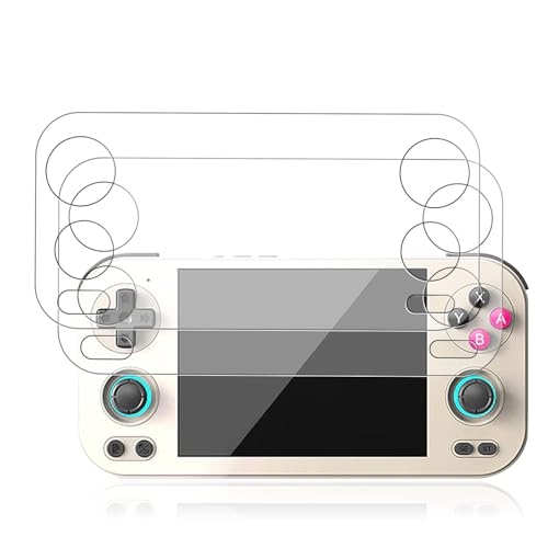 【2Pack】 for Anbernic RG476H Retro Handheld Game Console Screen Protector – 9H Tempered Glass, Anti-Scratch, HD Clarity, Touch Sensitive, Easy Installation, Anti-Fingerprint, Bubble-Free