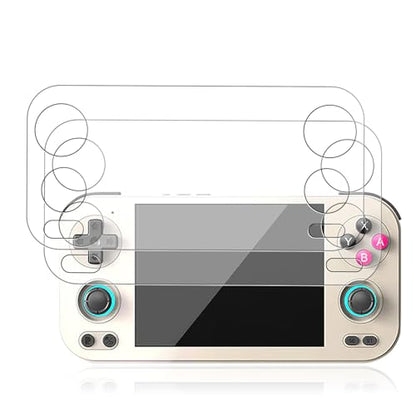 【2Pack】 for Anbernic RG476H Retro Handheld Game Console Screen Protector – 9H Tempered Glass, Anti-Scratch, HD Clarity, Touch Sensitive, Easy Installation, Anti-Fingerprint, Bubble-Free