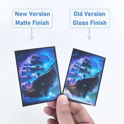 MTG Card Sleeves Matte -100 PCS Trading Card Game, Size 2.6 x 3.6 inches, Suitable for All TCG Card Games Protective (Chuan) - color: Chuan