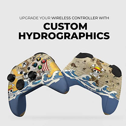One Peice Custom X-box Controller Wireless compatible with X-box One/X-box Series X/S by DreamController | Proudly Customized in USA with Permanent HYDRO-DIP Printing(NOT JUST A SKIN) (MODDED) - color: One Piecce, size: Modded - Front & Back Print