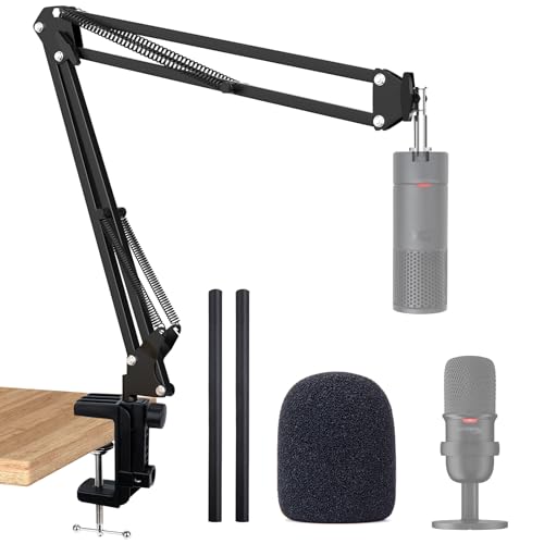 SUNMON SoloCast 2 Mic Arm with Pop Filter Windscreen - Gaming Microphone Stand Compatible with SoloCast 2, Mic Stand with Foam Cover - color: SoloCast 2 Stand & Pop Filter