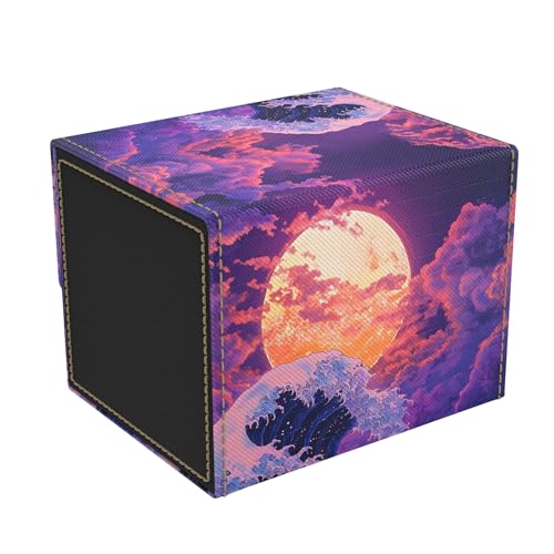 Vault's - TCG/MTG 100+ Card Art Deck Boxes (Great Purple Wave) - style: Great Purple Wave