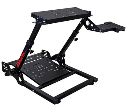 QVWZD Sim Racing Wheel Stand-Pre-assembled & Foldable Steering Frame | Adjustable,Sturdy Construction , Fit For Logitech G920, G923, Thrustmaster T300, T500 and other devices, XBOX, PS and PC