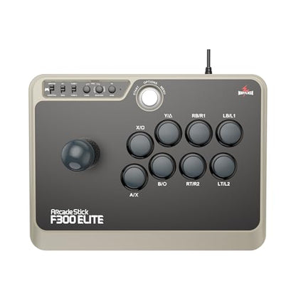 MAYFLASH Arcade Stick F300 Elite with Sanwa Buttons and Sanwa Joysticks for Switch/Switch 2, Xbox Series S/X, Xbox One, PS4, PS3, Windows, macOS, Steam Deck, Android and more