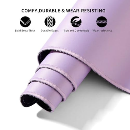 Pink Mouse Pad Large, Mouse Pad for Women, DOBAOJIA Mouse Pad Desk Mat, Gaming Mouse Mat, Spill-Proof Surface and Anti-Skid Base, XXL 31.5” x 15.8” 80 x 40cm - color: Sakura Fall, size: 31.5L x 15.8W inches